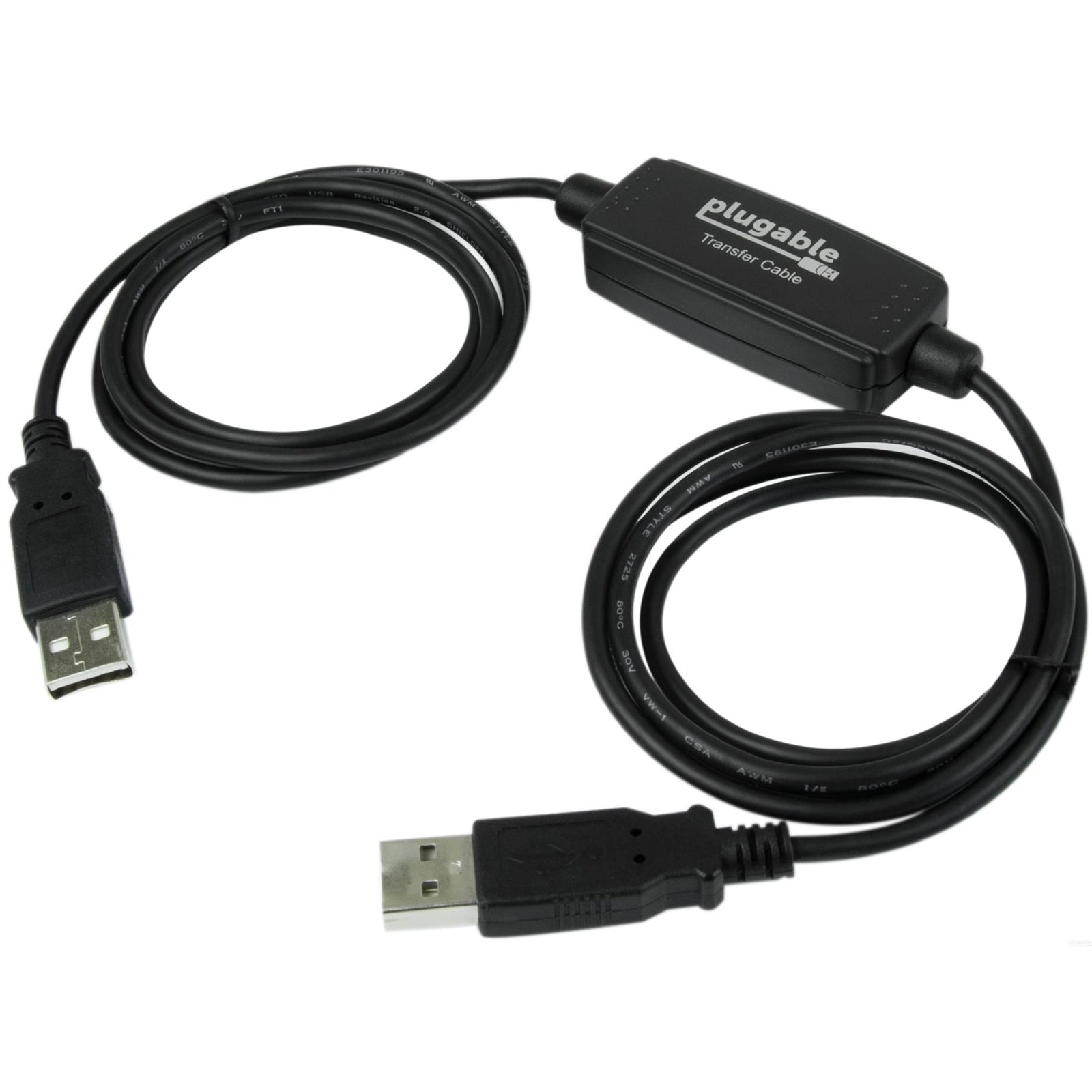 Plugable 6ft USB 2.0 PC to PC Transfer Cable - Windows XP-11 Plugable 6ft USB 2.0 PC to PC Transfer Cable - Windows XP-11